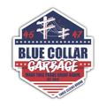 BLUE COLLAR GARBAGE STICKER