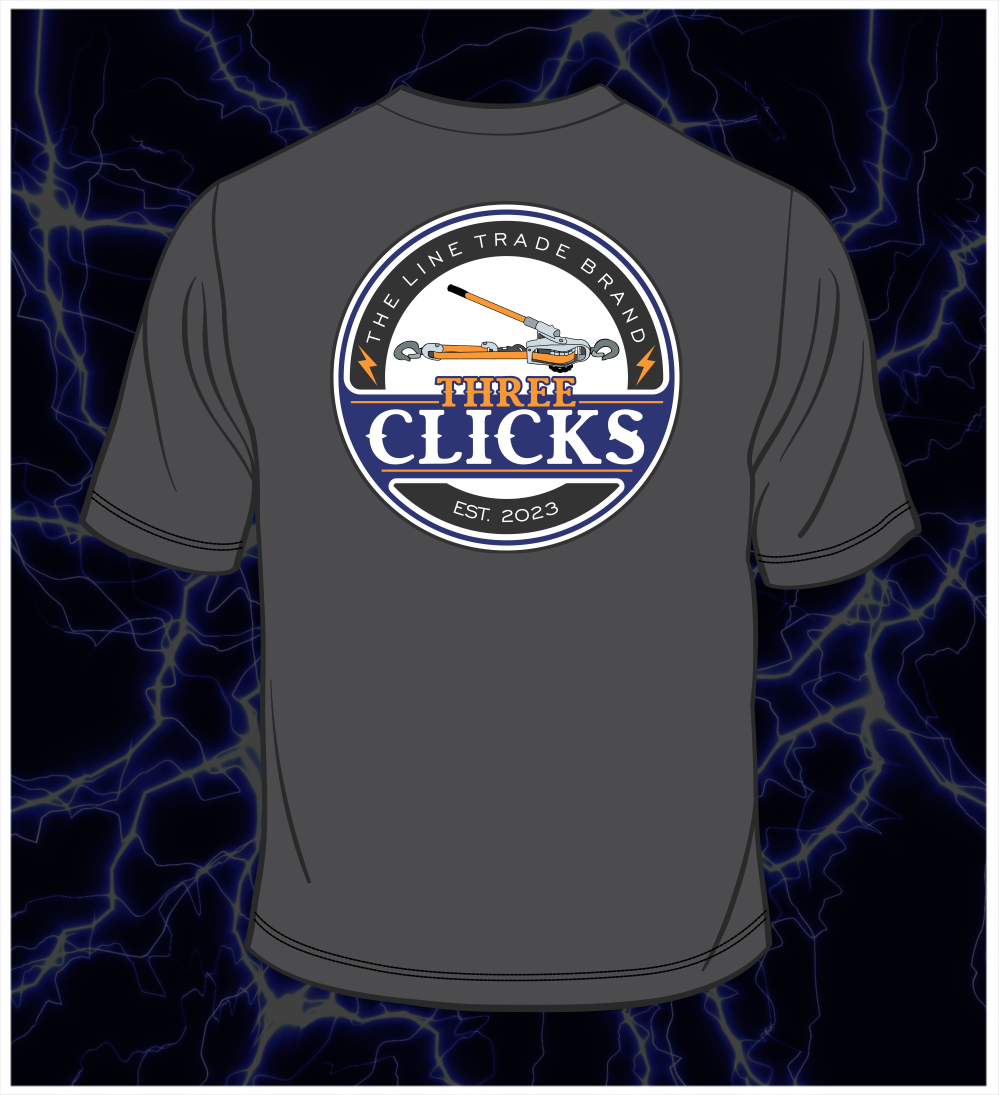 THREE CLICKS OFFICIAL TEE