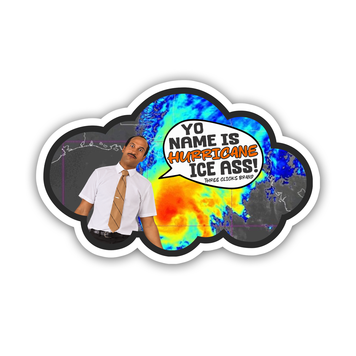 Hurricane Isaias Sticker