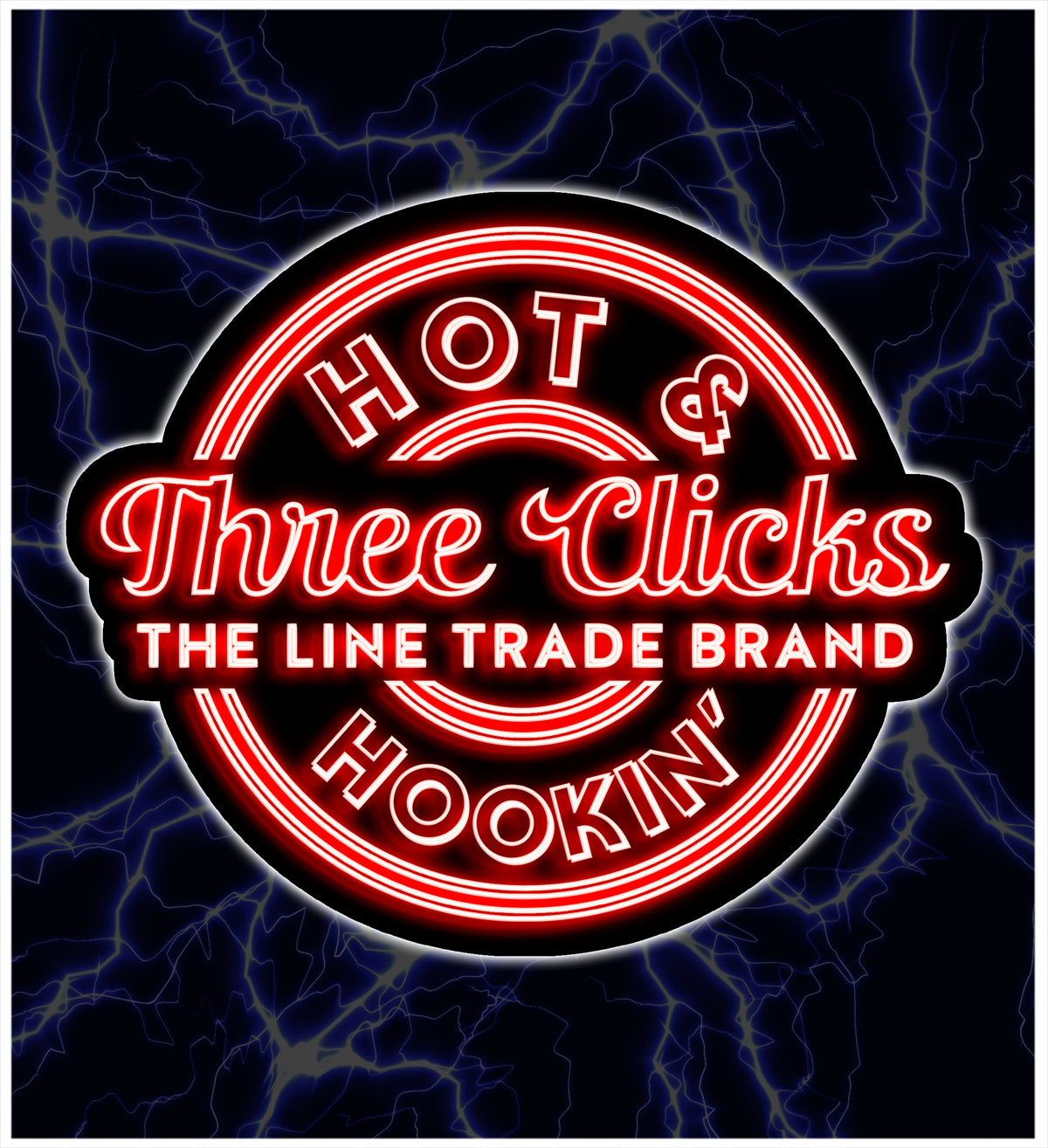 HOT & HOOKIN' STICKER