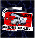 TOP NOTCH EQUIPMENT STICKER
