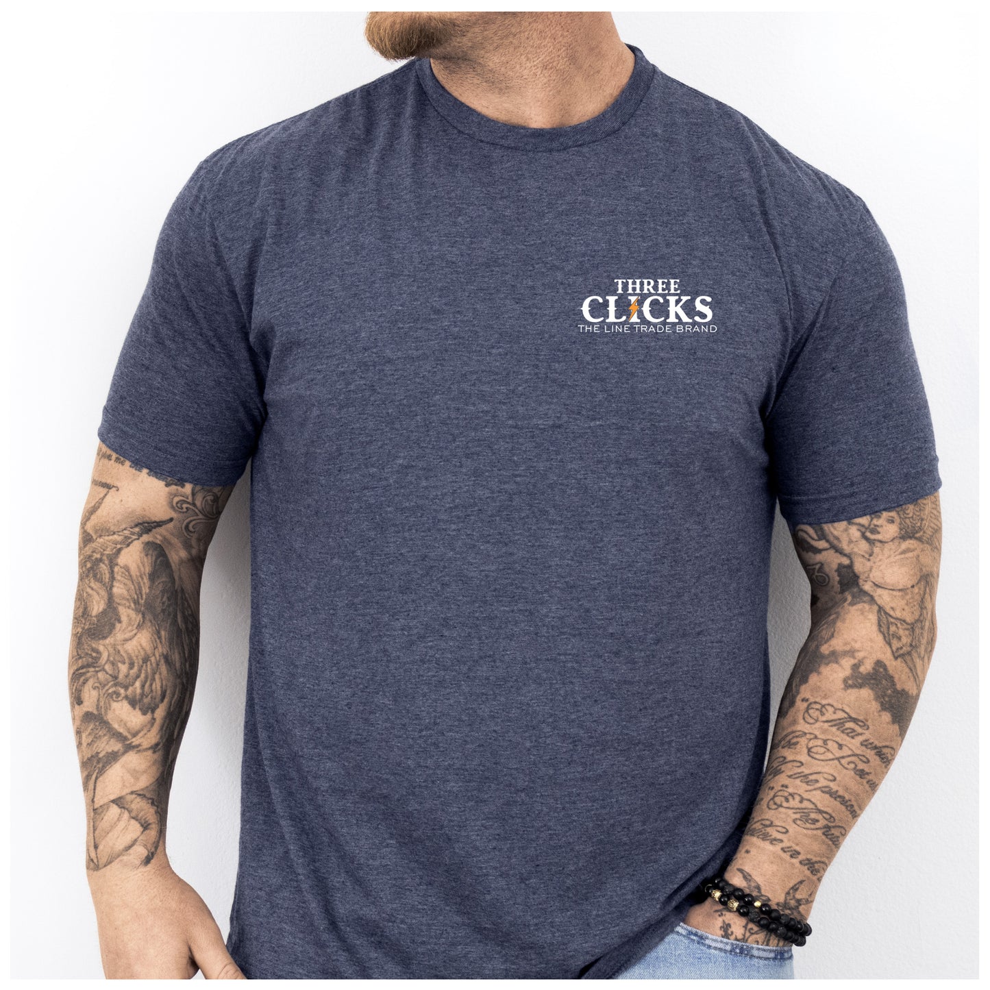 THREE CLICKS USA TEE