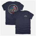 THREE CLICKS USA TEE